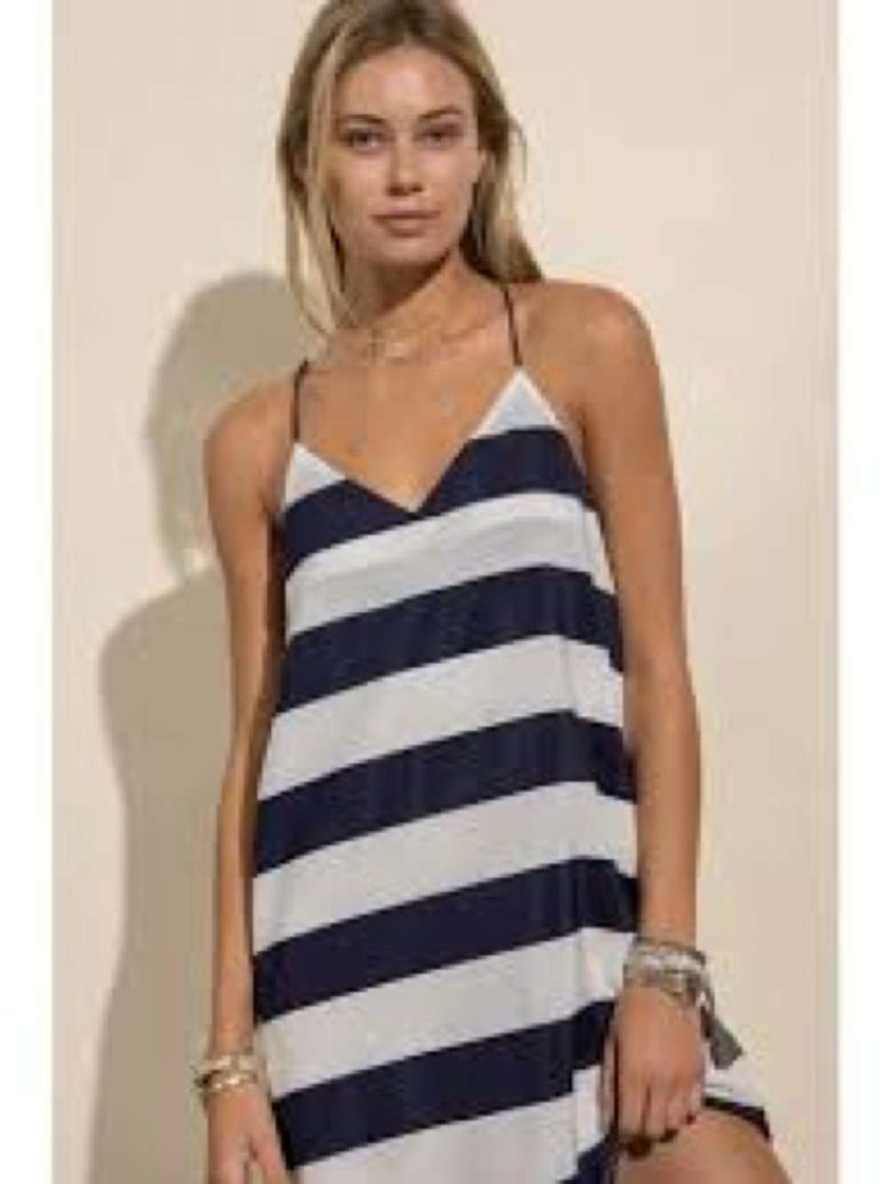 J. Crew Cream and Black Dress with Label Detail, Size 0